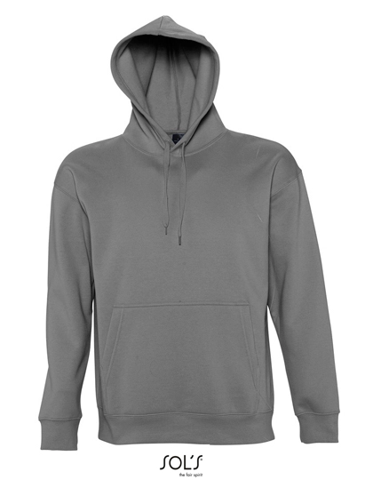 Hooded-Sweater Slam zum Besticken und Bedrucken in der Farbe Dark Grey (Solid) mit Ihren Logo, Schriftzug oder Motiv.