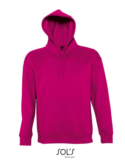 Hooded-Sweater Slam zum Besticken und Bedrucken in der Farbe Fuchsia mit Ihren Logo, Schriftzug oder Motiv.