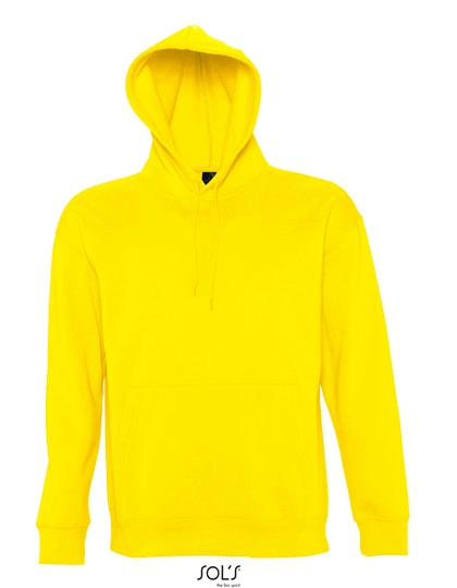 Hooded-Sweater Slam zum Besticken und Bedrucken in der Farbe Lemon mit Ihren Logo, Schriftzug oder Motiv.