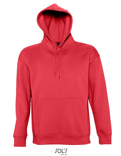 Hooded-Sweater Slam zum Besticken und Bedrucken in der Farbe Red mit Ihren Logo, Schriftzug oder Motiv.