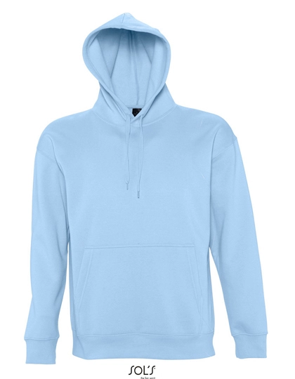 Hooded-Sweater Slam zum Besticken und Bedrucken in der Farbe Sky Blue mit Ihren Logo, Schriftzug oder Motiv.