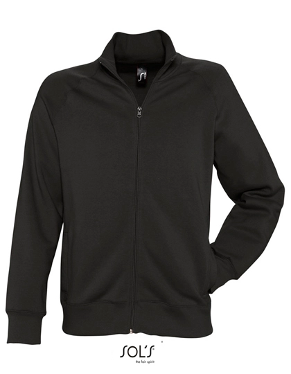 Men´s Zipped Jacket Sundae zum Besticken und Bedrucken in der Farbe Black mit Ihren Logo, Schriftzug oder Motiv.