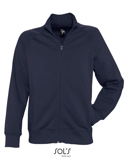 Men´s Zipped Jacket Sundae zum Besticken und Bedrucken in der Farbe Navy mit Ihren Logo, Schriftzug oder Motiv.