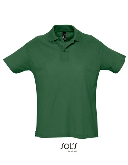 Summer Polo II zum Besticken und Bedrucken in der Farbe Golf Green mit Ihren Logo, Schriftzug oder Motiv.