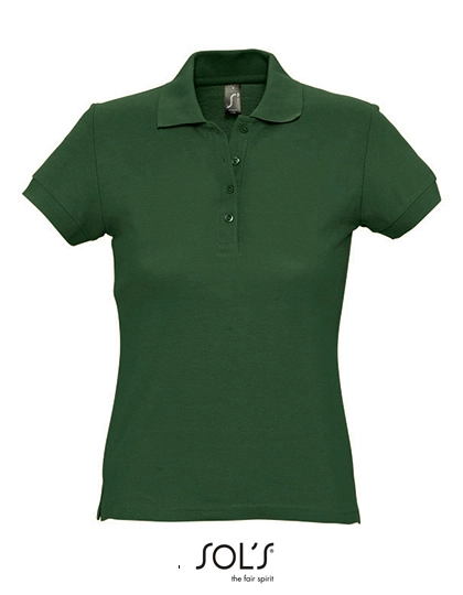 Women´s Polo Passion zum Besticken und Bedrucken in der Farbe Golf Green mit Ihren Logo, Schriftzug oder Motiv.