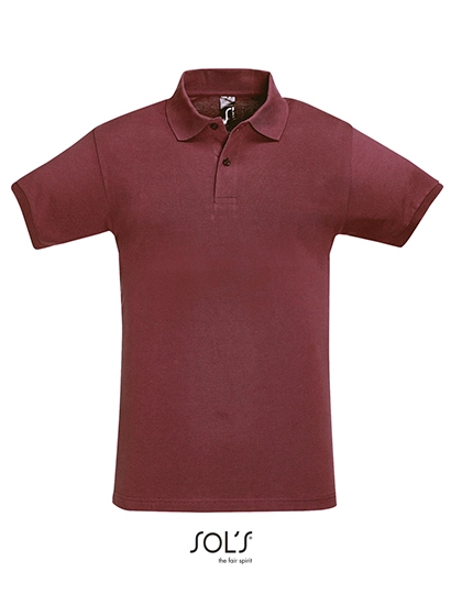 Men´s Polo Shirt Perfect zum Besticken und Bedrucken in der Farbe Burgundy mit Ihren Logo, Schriftzug oder Motiv.
