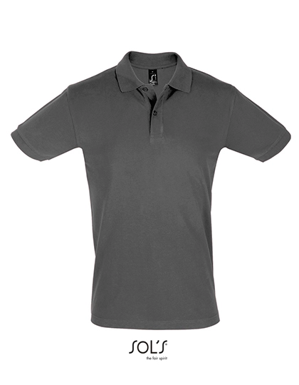 Men´s Polo Shirt Perfect zum Besticken und Bedrucken in der Farbe Dark Grey (Solid) mit Ihren Logo, Schriftzug oder Motiv.