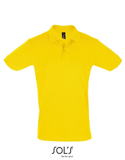 Men´s Polo Shirt Perfect zum Besticken und Bedrucken in der Farbe Gold mit Ihren Logo, Schriftzug oder Motiv.