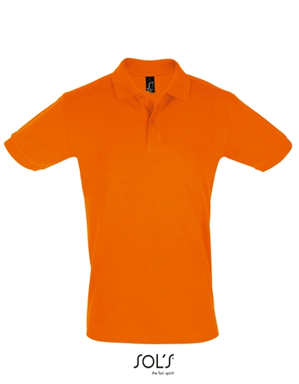 Men´s Polo Shirt Perfect zum Besticken und Bedrucken in der Farbe Orange mit Ihren Logo, Schriftzug oder Motiv.