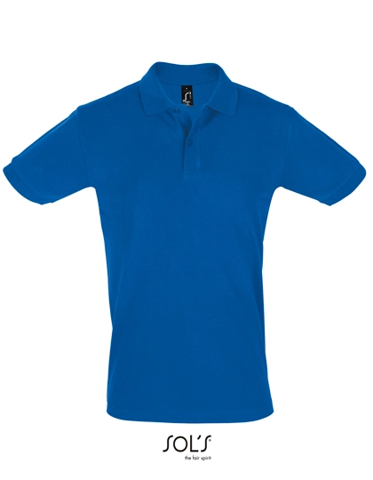 Men´s Polo Shirt Perfect zum Besticken und Bedrucken in der Farbe Royal Blue mit Ihren Logo, Schriftzug oder Motiv.