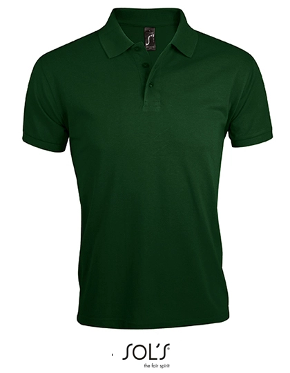 Men´s Polo Shirt Prime zum Besticken und Bedrucken in der Farbe Bottle Green mit Ihren Logo, Schriftzug oder Motiv.