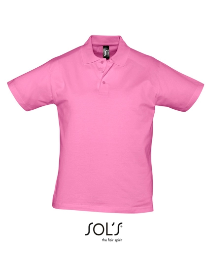 Men´s Jersey Polo Shirt Prescott zum Besticken und Bedrucken in der Farbe Orchid Pink mit Ihren Logo, Schriftzug oder Motiv.