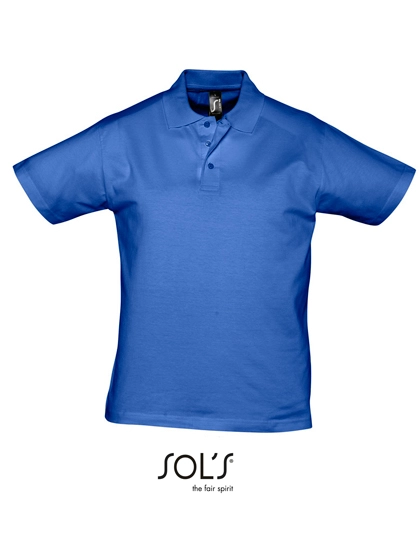 Men´s Jersey Polo Shirt Prescott zum Besticken und Bedrucken in der Farbe Royal Blue mit Ihren Logo, Schriftzug oder Motiv.