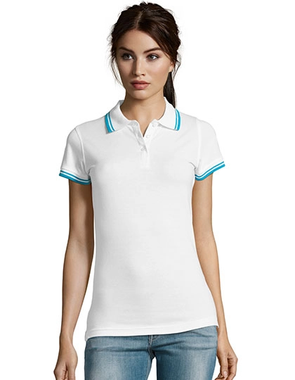 Women´s Polo Shirt Pasadena zum Besticken und Bedrucken mit Ihren Logo, Schriftzug oder Motiv.