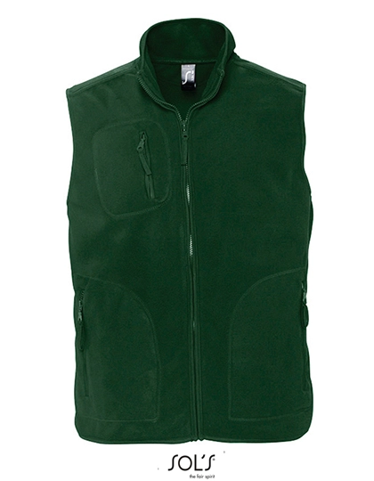 Unisex Fleece Vest Norway zum Besticken und Bedrucken in der Farbe Fir Green mit Ihren Logo, Schriftzug oder Motiv.