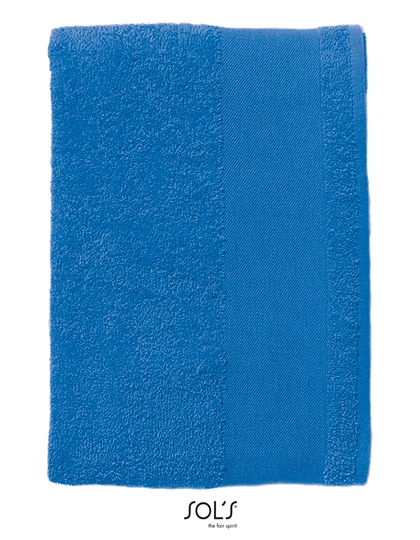 Bath Sheet Island 100 zum Besticken und Bedrucken in der Farbe Royal Blue mit Ihren Logo, Schriftzug oder Motiv.