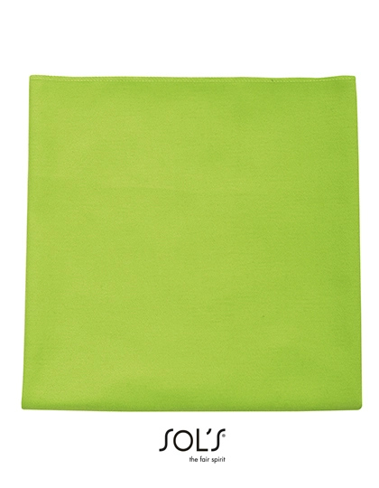 Microfibre Towel Atoll 30 zum Besticken und Bedrucken in der Farbe Apple Green mit Ihren Logo, Schriftzug oder Motiv.
