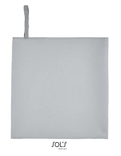 Microfibre Towel Atoll 30 zum Besticken und Bedrucken in der Farbe Pure Grey mit Ihren Logo, Schriftzug oder Motiv.