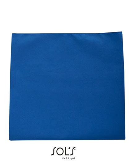 Microfibre Towel Atoll 30 zum Besticken und Bedrucken in der Farbe Royal Blue mit Ihren Logo, Schriftzug oder Motiv.