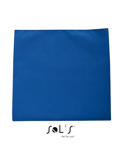 Microfibre Towel Atoll 50 zum Besticken und Bedrucken in der Farbe Royal Blue mit Ihren Logo, Schriftzug oder Motiv.