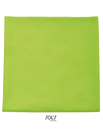 Microfibre Towel Atoll 70 zum Besticken und Bedrucken in der Farbe Apple Green mit Ihren Logo, Schriftzug oder Motiv.