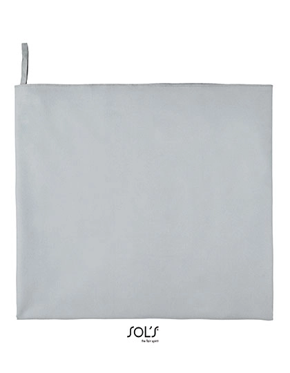 Microfibre Towel Atoll 70 zum Besticken und Bedrucken in der Farbe Pure Grey mit Ihren Logo, Schriftzug oder Motiv.