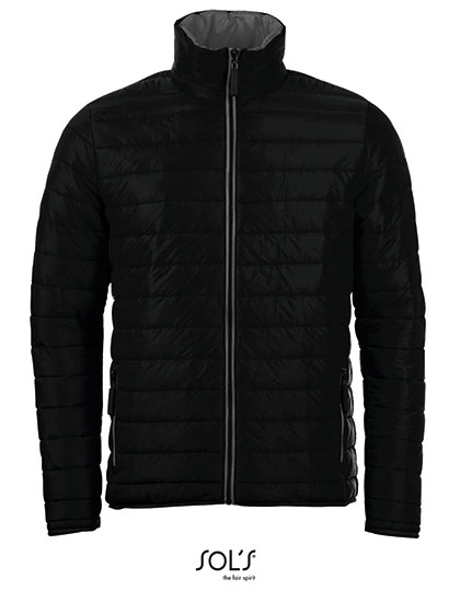 Men´s Light Padded Jacket Ride zum Besticken und Bedrucken in der Farbe Black mit Ihren Logo, Schriftzug oder Motiv.