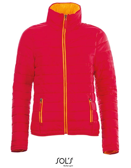 Women´s Light Padded Jacket Ride zum Besticken und Bedrucken in der Farbe Red mit Ihren Logo, Schriftzug oder Motiv.