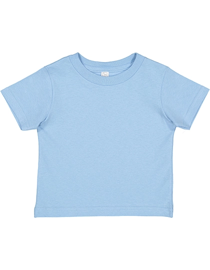 Toddler Fine Jersey T-Shirt zum Besticken und Bedrucken in der Farbe Light Blue mit Ihren Logo, Schriftzug oder Motiv.