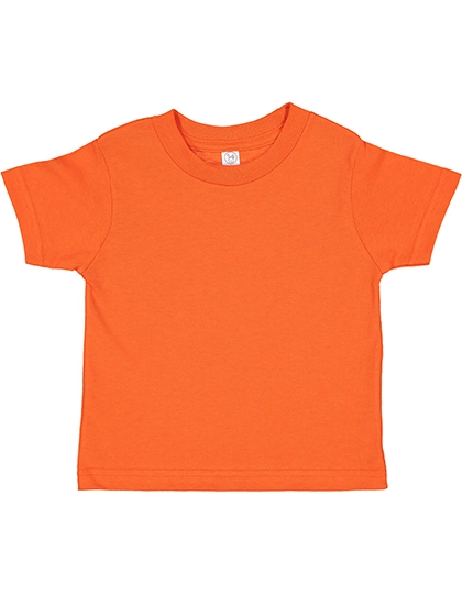 Toddler Fine Jersey T-Shirt zum Besticken und Bedrucken in der Farbe Orange mit Ihren Logo, Schriftzug oder Motiv.