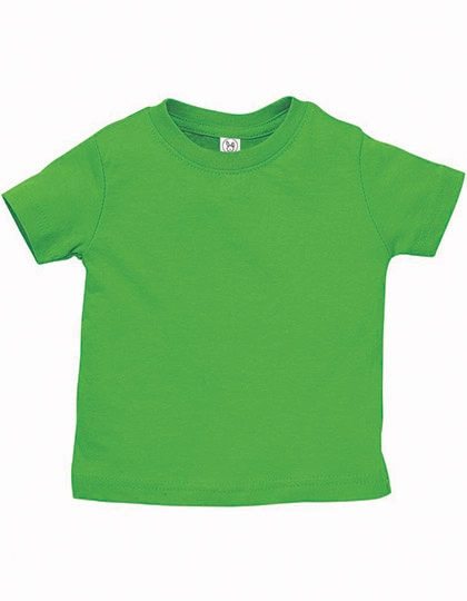 Infant Fine Jersey T-Shirt zum Besticken und Bedrucken in der Farbe Apple mit Ihren Logo, Schriftzug oder Motiv.