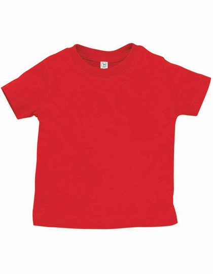 Infant Fine Jersey T-Shirt zum Besticken und Bedrucken in der Farbe Red mit Ihren Logo, Schriftzug oder Motiv.