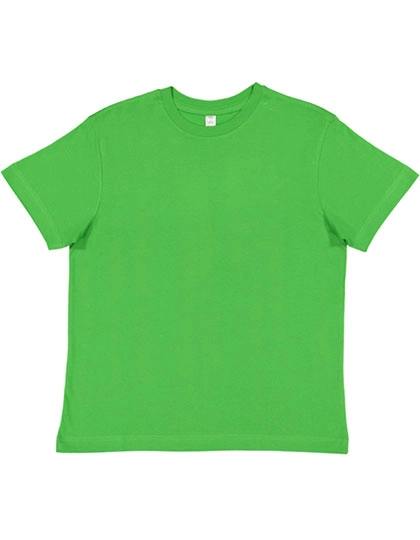 Youth Fine Jersey T-Shirt zum Besticken und Bedrucken in der Farbe Apple mit Ihren Logo, Schriftzug oder Motiv.