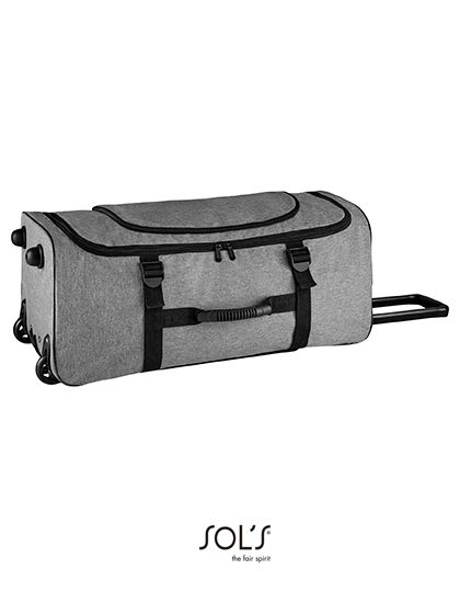 Globe Trotter 68 Bag zum Besticken und Bedrucken in der Farbe Grey Melange mit Ihren Logo, Schriftzug oder Motiv.