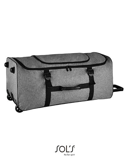 Globe Trotter 79 Bag zum Besticken und Bedrucken in der Farbe Grey Melange mit Ihren Logo, Schriftzug oder Motiv.