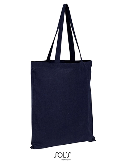 Awake Recycled Shopping Bag zum Besticken und Bedrucken in der Farbe French Navy mit Ihren Logo, Schriftzug oder Motiv.