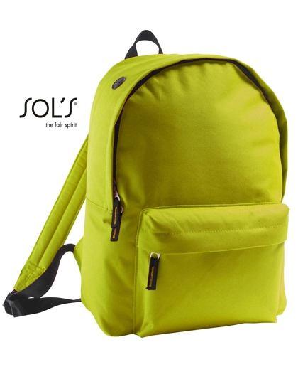Backpack Rider zum Besticken und Bedrucken in der Farbe Apple Green mit Ihren Logo, Schriftzug oder Motiv.