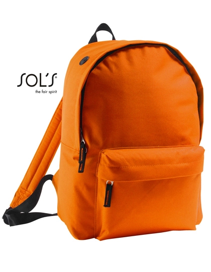 Backpack Rider zum Besticken und Bedrucken in der Farbe Orange mit Ihren Logo, Schriftzug oder Motiv.