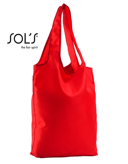 Foldable Shopping Bag Pix zum Besticken und Bedrucken in der Farbe Red mit Ihren Logo, Schriftzug oder Motiv.