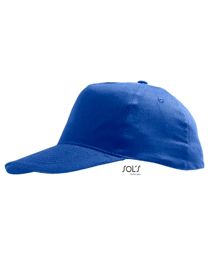 Cap Sunny zum Besticken und Bedrucken in der Farbe Royal Blue mit Ihren Logo, Schriftzug oder Motiv.