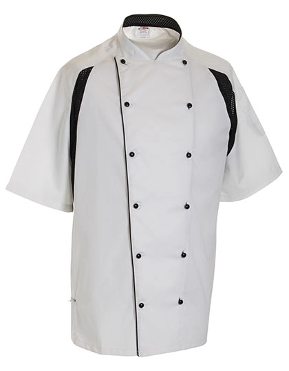 Jacket Staycool Raglan Sleeve zum Besticken und Bedrucken in der Farbe White-Black mit Ihren Logo, Schriftzug oder Motiv.