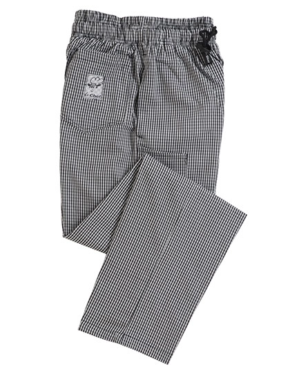 Professional Trousers zum Besticken und Bedrucken in der Farbe Black Check mit Ihren Logo, Schriftzug oder Motiv.