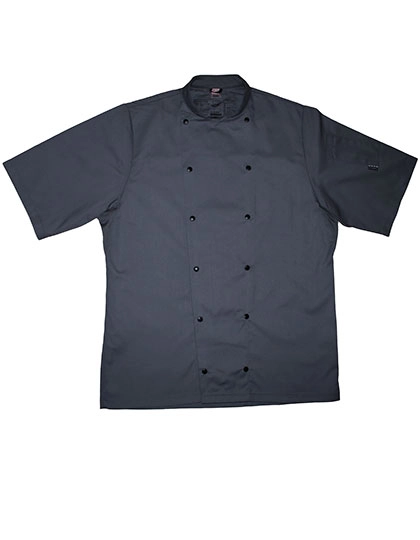 Executive Jacket Short Sleeve zum Besticken und Bedrucken in der Farbe Griffin mit Ihren Logo, Schriftzug oder Motiv.