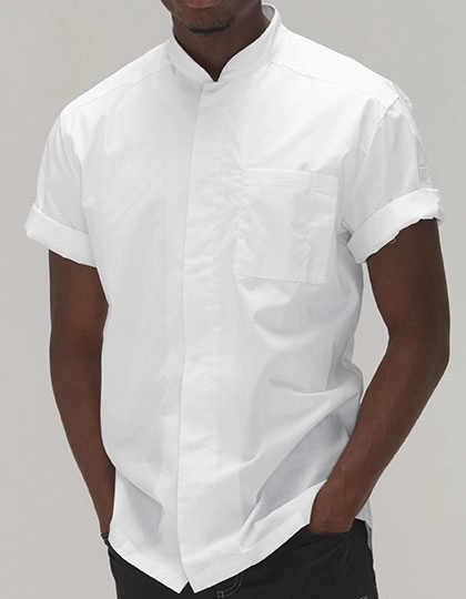Men´s Prep Shirt zum Besticken und Bedrucken in der Farbe White mit Ihren Logo, Schriftzug oder Motiv.
