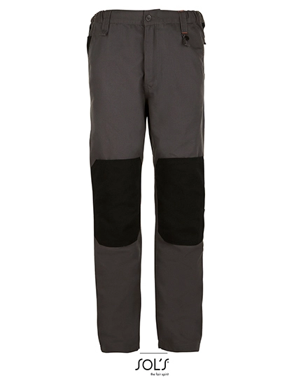 Men´s Workwear Trousers - Metal Pro zum Besticken und Bedrucken in der Farbe Dark Grey (Solid)-Black mit Ihren Logo, Schriftzug oder Motiv.