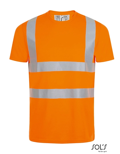 Mercure Pro T-Shirt zum Besticken und Bedrucken in der Farbe Neon Orange mit Ihren Logo, Schriftzug oder Motiv.