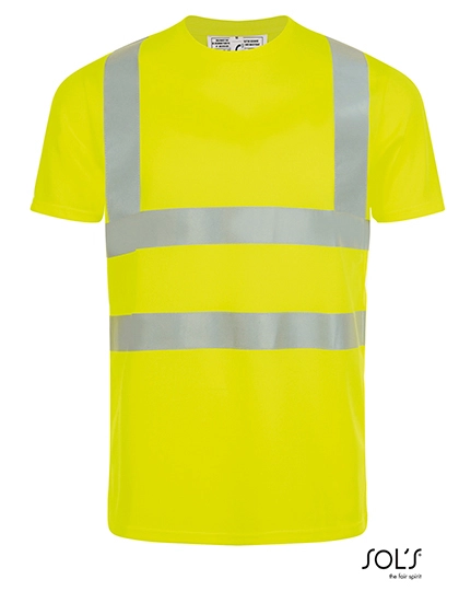 Mercure Pro T-Shirt zum Besticken und Bedrucken in der Farbe Neon Yellow mit Ihren Logo, Schriftzug oder Motiv.