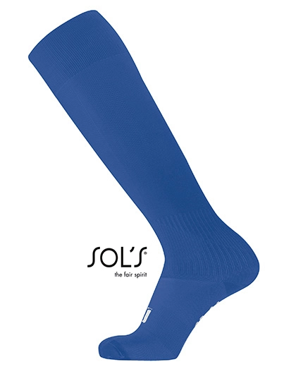 Soccer Socks zum Besticken und Bedrucken in der Farbe Royal Blue mit Ihren Logo, Schriftzug oder Motiv.