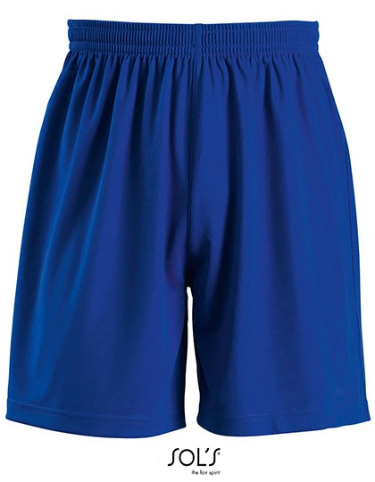Kids´ Basic Shorts San Siro 2 zum Besticken und Bedrucken in der Farbe Royal Blue mit Ihren Logo, Schriftzug oder Motiv.