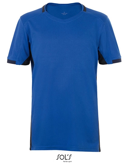 Kids´ Classico Contrast Shirt zum Besticken und Bedrucken in der Farbe Royal Blue-French Navy mit Ihren Logo, Schriftzug oder Motiv.
